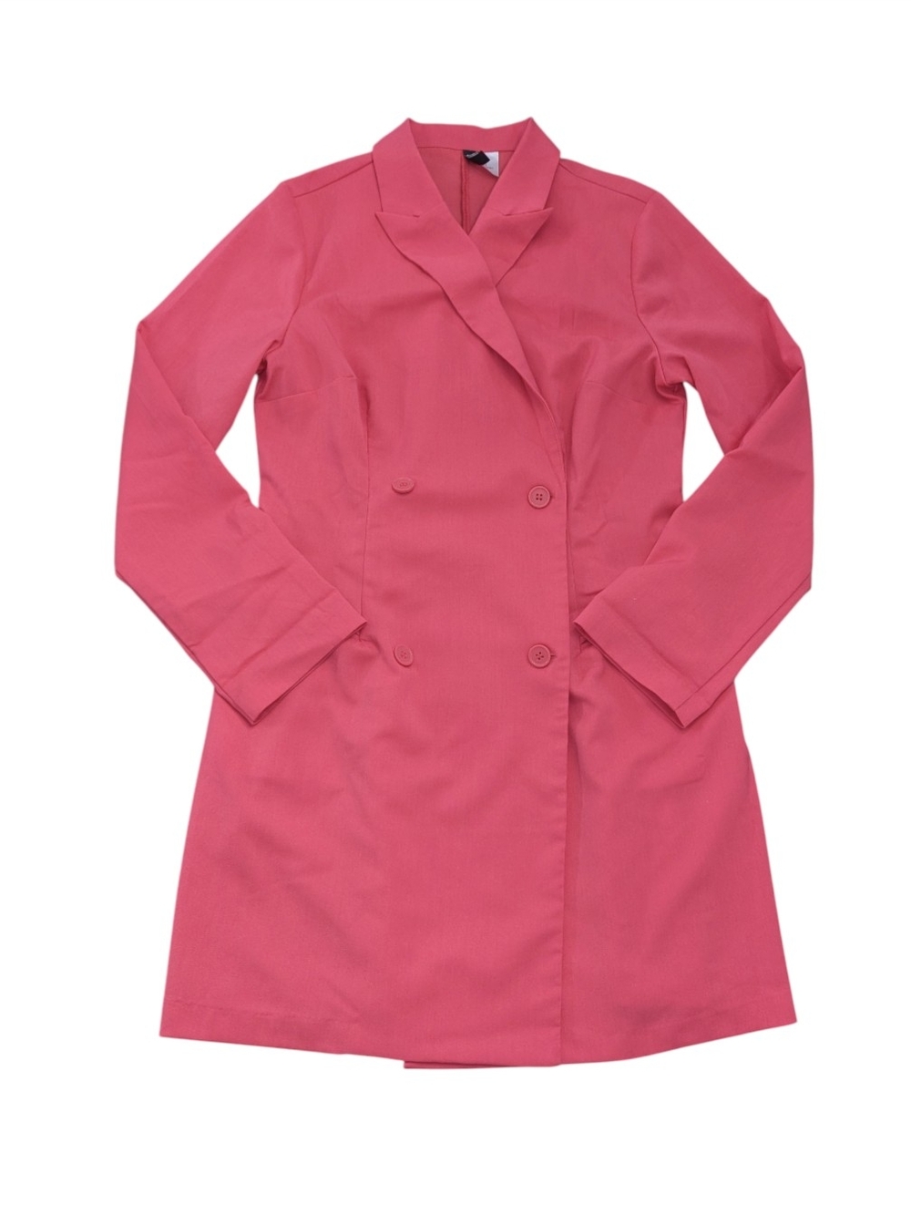 Women's Double-Breasted Pink Blazer